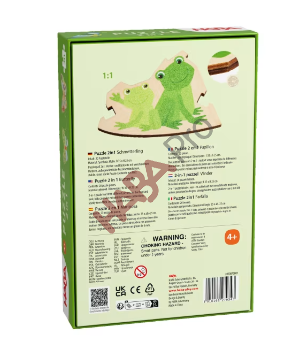 Puzzle 2 w 1 - Motyl