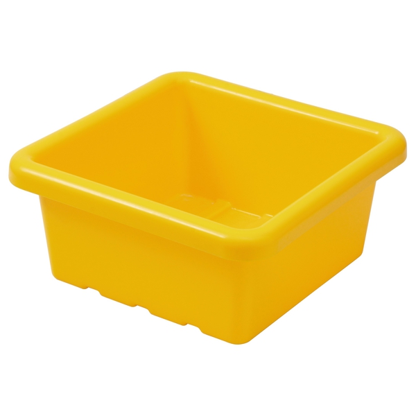 Pojemnik na materiały, kwadratowy - żóły