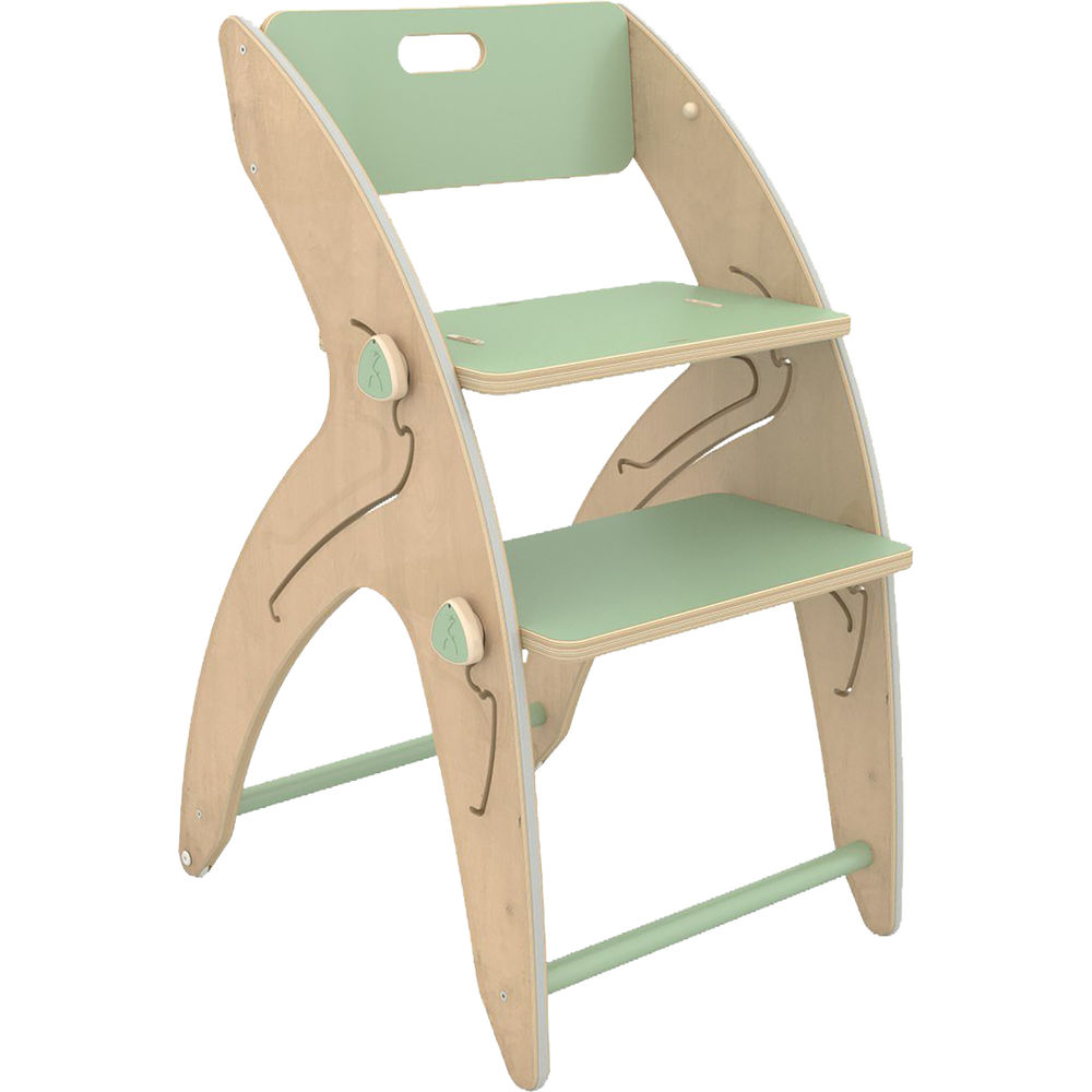 Krzesełko do karmienia dla dzieci 7w1, zielone