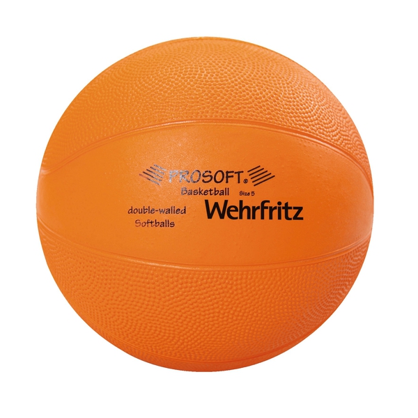 Piłka nożna ProSoft® , (niebieska, rozmiar 6 = średnica 22 cm, 360 g)