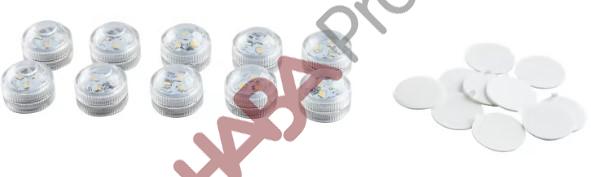 Zrób to sam Świeczki tealight LED