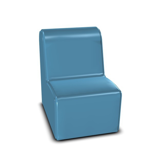 Fotel żłobkowy, 1-osobowy wys. siedziska 26 cm