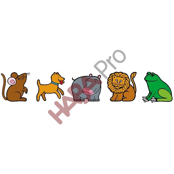 58348_600x6005a7d6c5aa1799 Samoprzylepne znaczki z papieru "Zwierzęta", 90 sztuk
