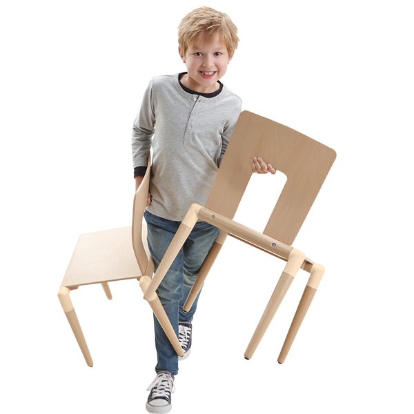 Krzesełko do przedszkola "Mika" wys. siedziska 35 cm