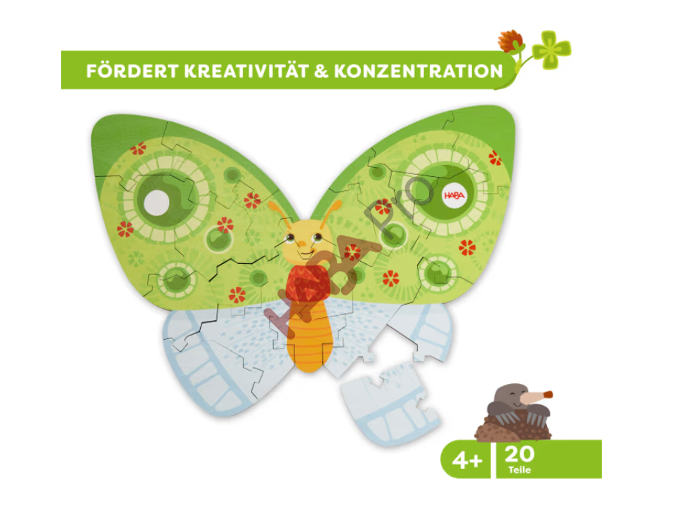 Puzzle 2 w 1 - Motyl