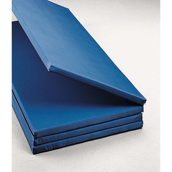 Składane materace, 4-częściowe, niebieski