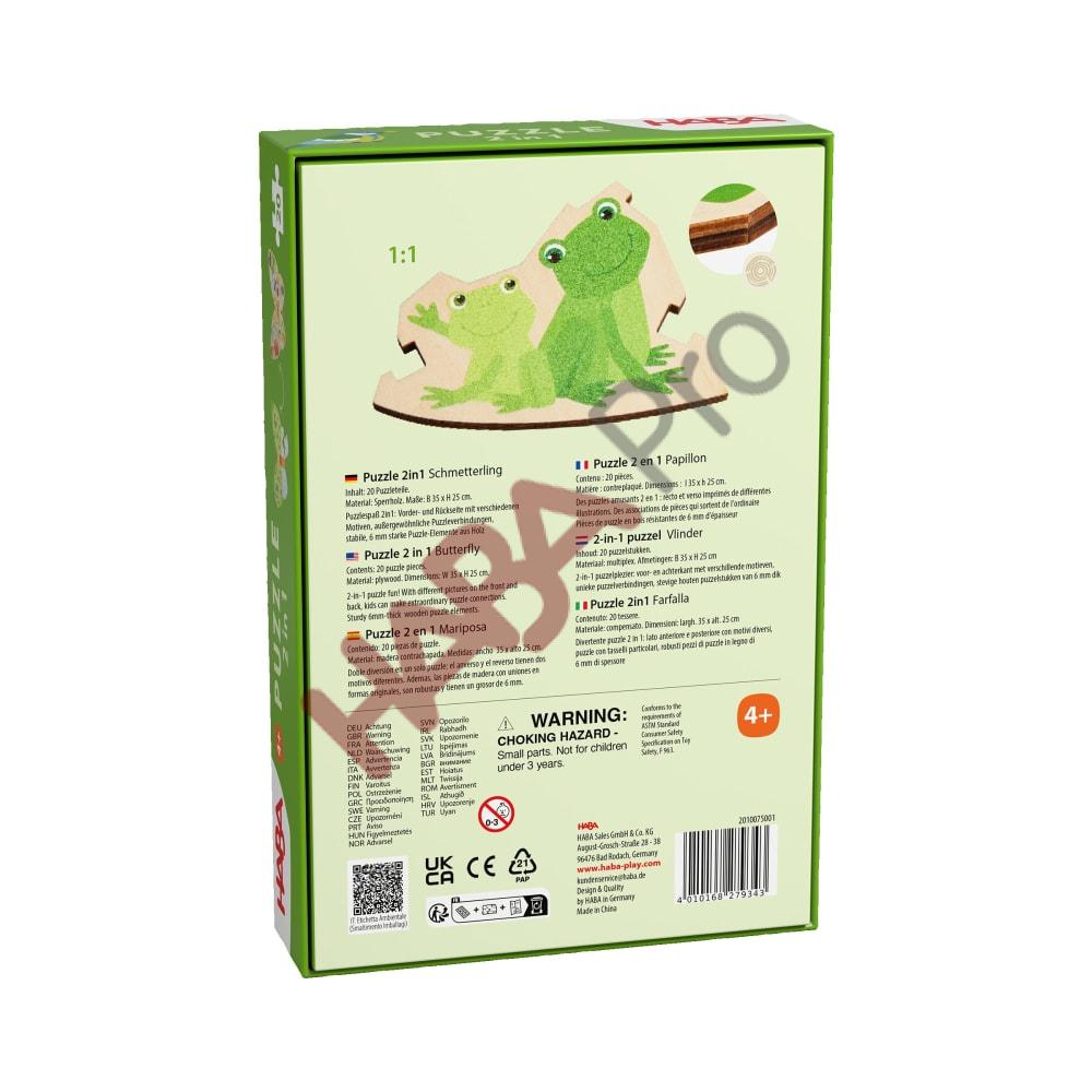 2010075001-Holzpuzzle-Schmetterling-CGI-F-02.psd Puzzle 2 w 1 - Motyl
