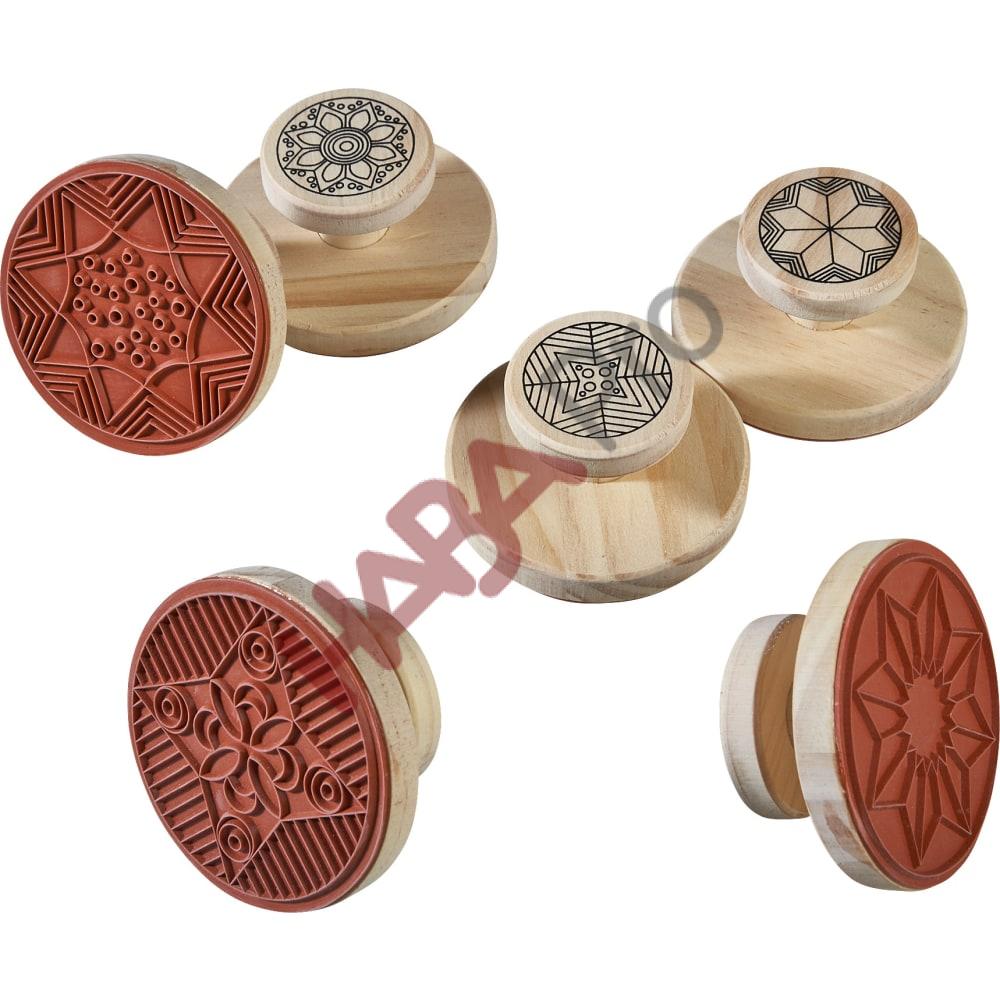 Zrób to sam "Stemple Mandala", 6 sztuk