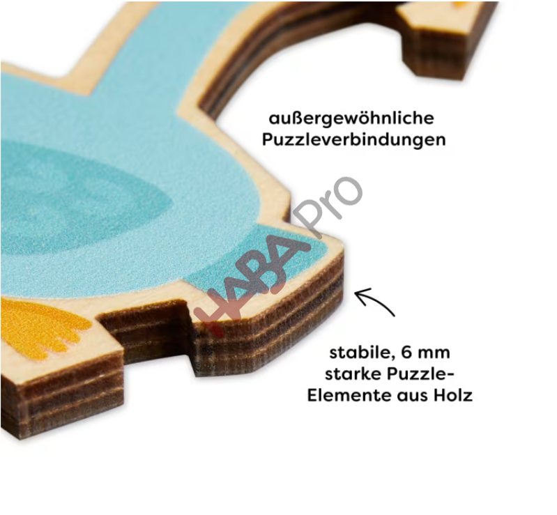 Puzzle 2 w 1 - Słoń