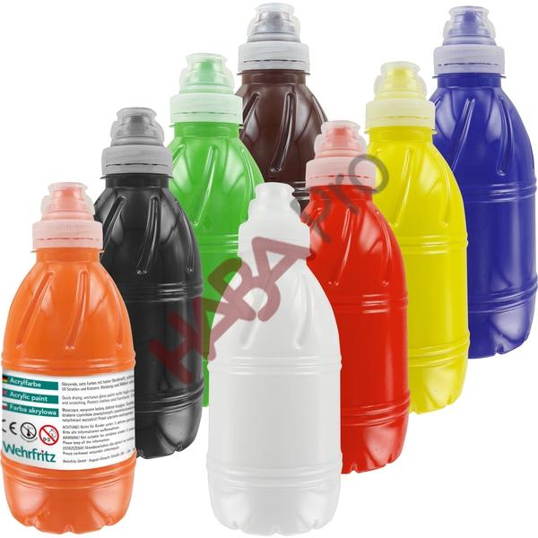 Zestaw farb akrylowych Wehrfritz 8x500 ml