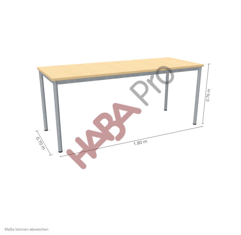 Stół modo 70 x 180 cm, wys. 46-82 cm, 5 LAT GWARANCJI