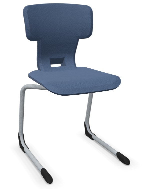 Krzesło szkolne KIBOO wys. 35 cm, z poduszką powietrzną, na płozach