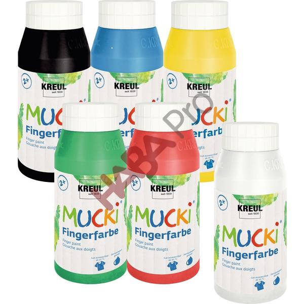 Farby Mucki - bezpieczne dla maluszków 6 x 750 ml