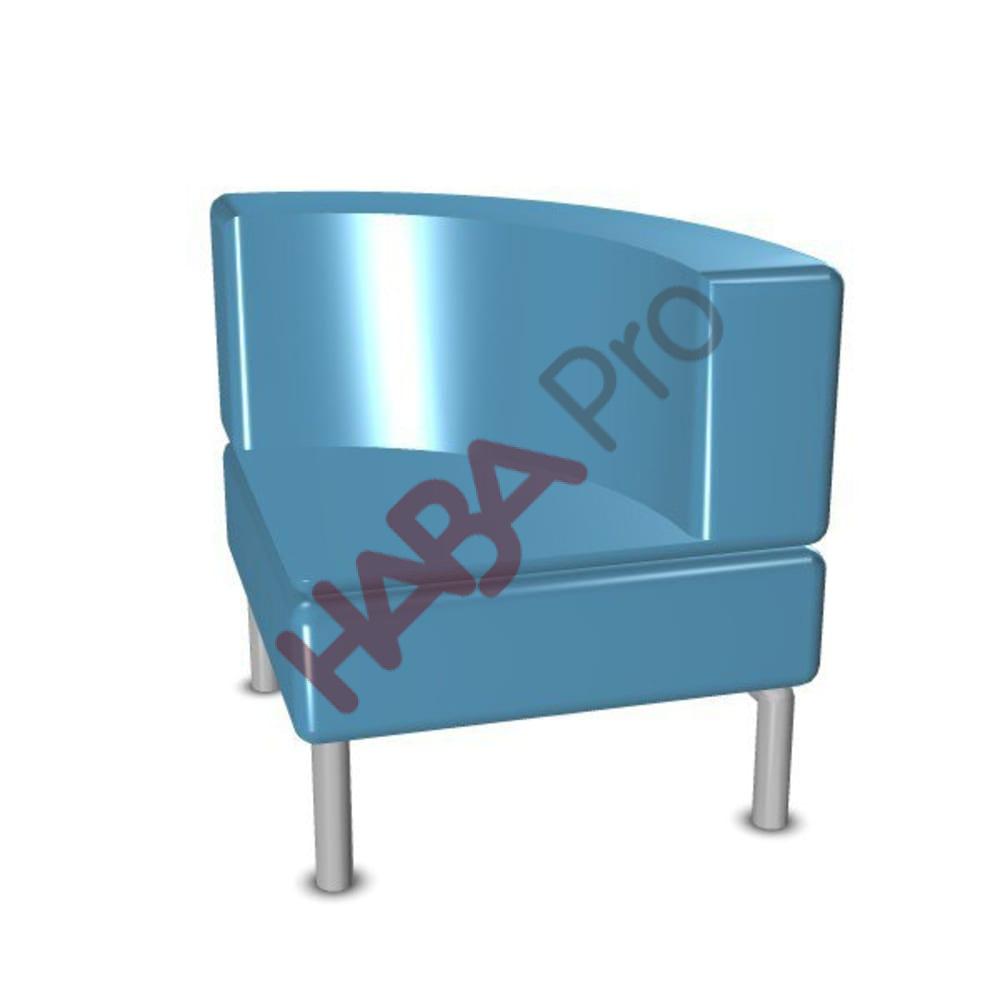 Sofa szkolna narożna "Rebello" - ekoskóra