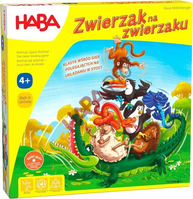 Gra w układanie HABA Zwierzak na zwierzaku - edycja polska