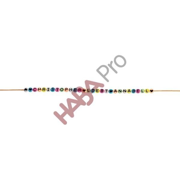 Fluorescencyjne korale z literkami ok. 350sztuk