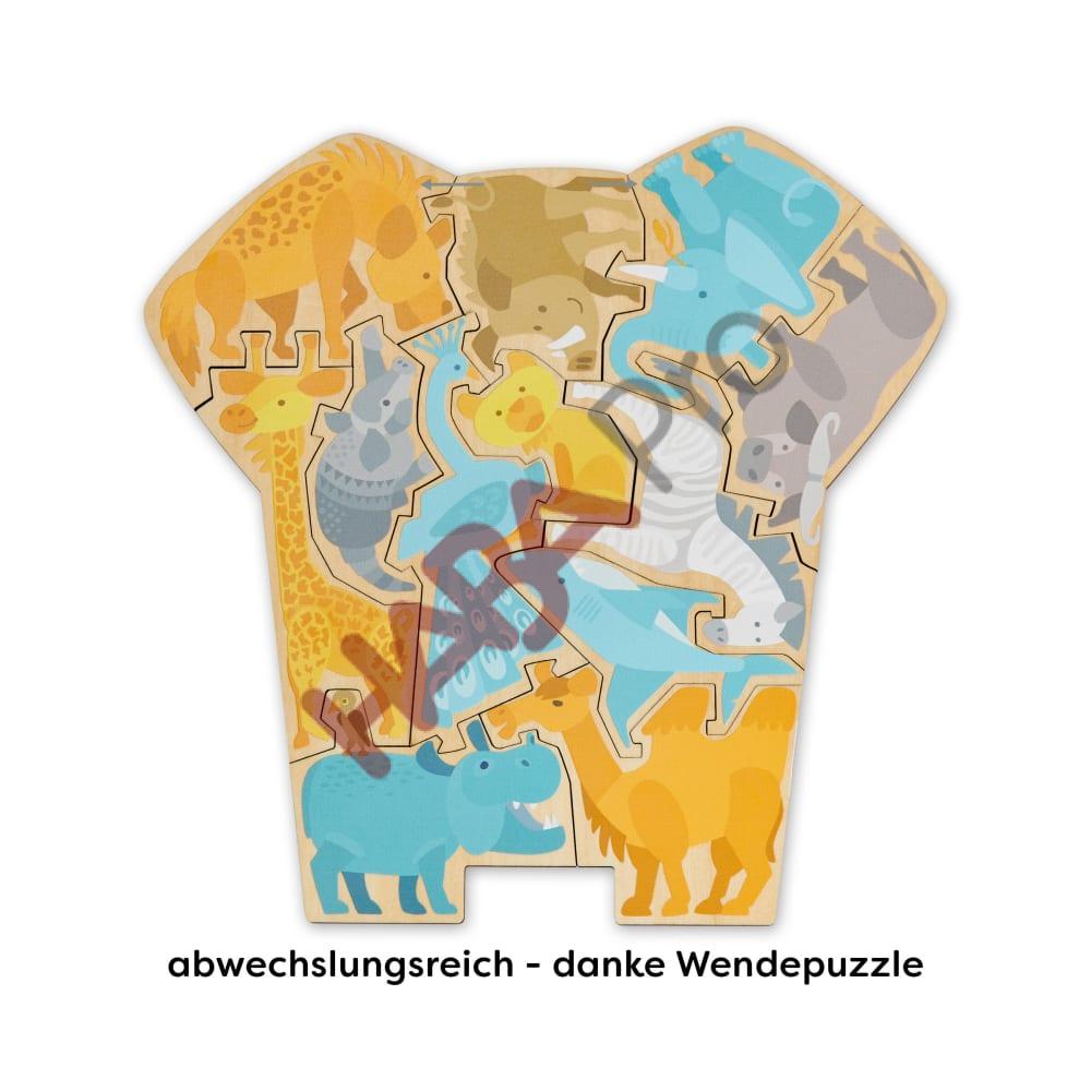 2011068001-Puzzle-2-in-1-Elefant-online-02.jpg Puzzle 2 w 1 - Słoń