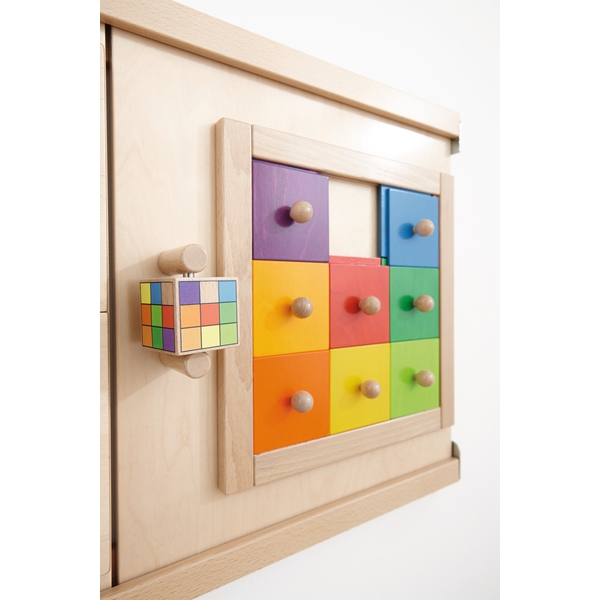Ścianka sensoryczna "Kolorowe kwadraty"