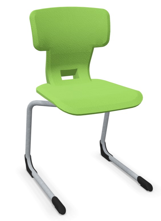 Krzesło szkolne KIBOO wys. 46 cm, z poduszką powietrzną, na płozach 