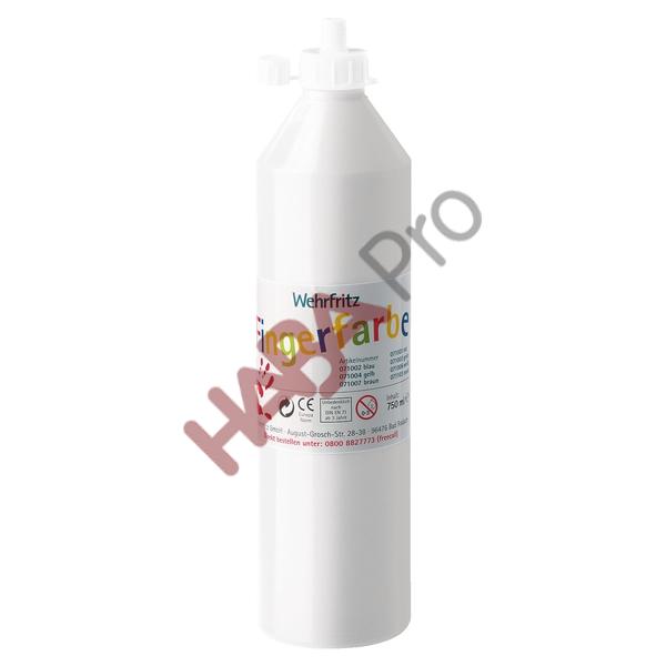 Wehrfritz - farby do malowania palcami, 750 ml - biały