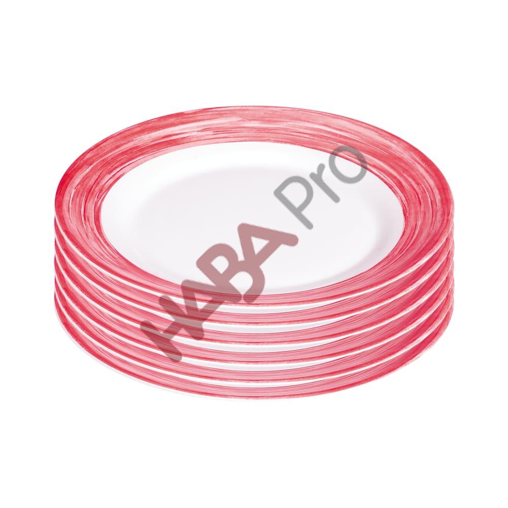 1095627-Teller-flach-Brush-darkred-6Stueck-F-02.png Talerze płytkie dla dzieci, 6 sztuk, ciemnoczerwone
