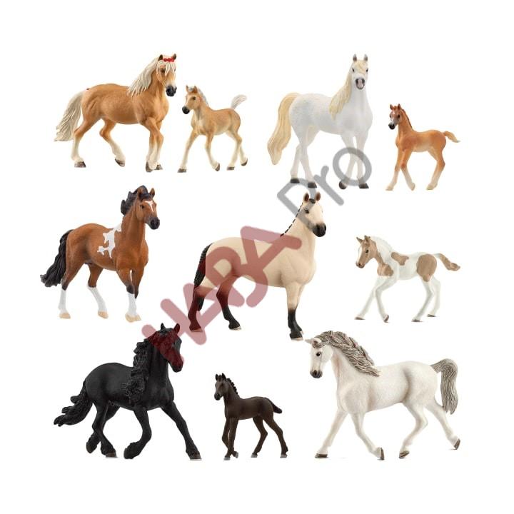 Zestaw koni Schleich®, 10 elementów