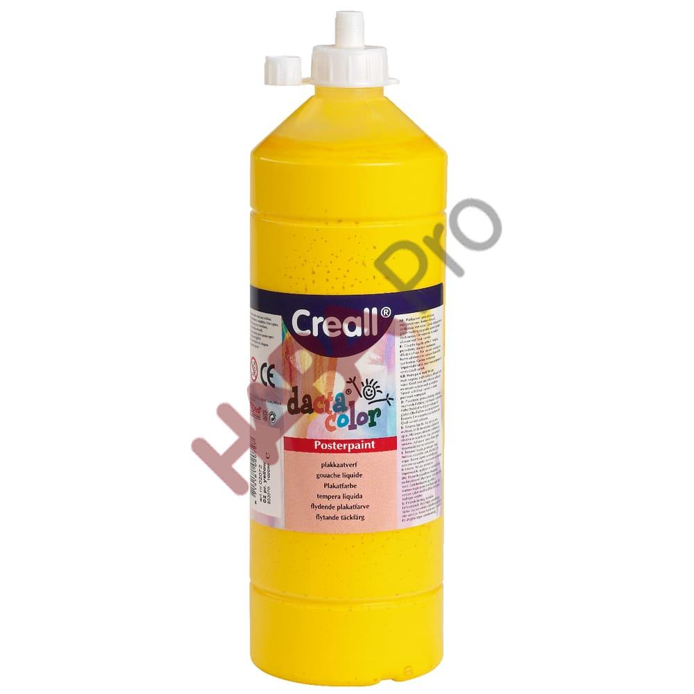dacta color – Farby plakatowe na bazie wody, zestaw 8 x 1.000 ml
