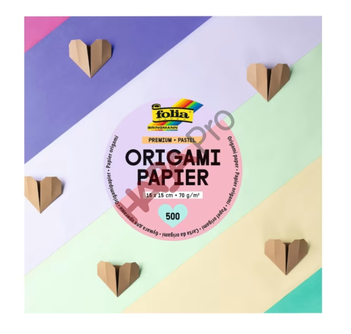 Papier origami Pastel