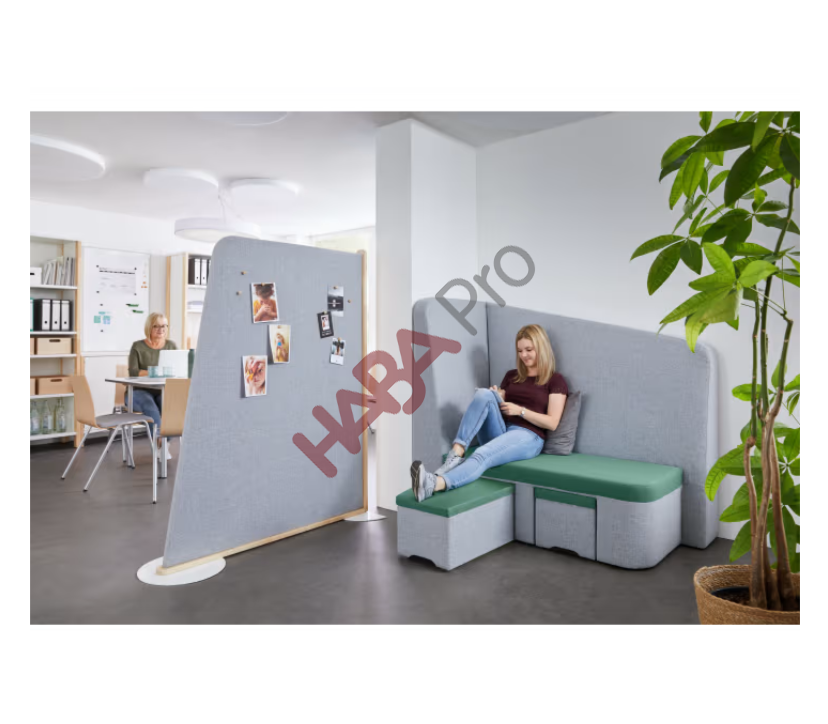 Sofa lewa z wysokim oparciem