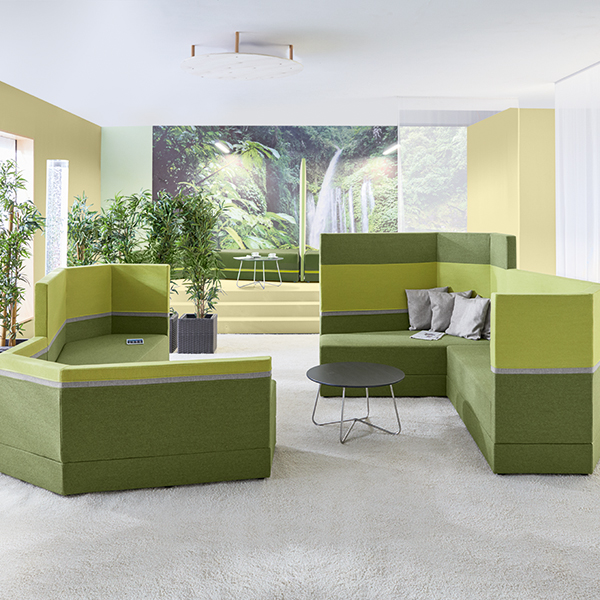 Set.upp - sofa ze średnim oparciem, lewe - skóra ekologiczna