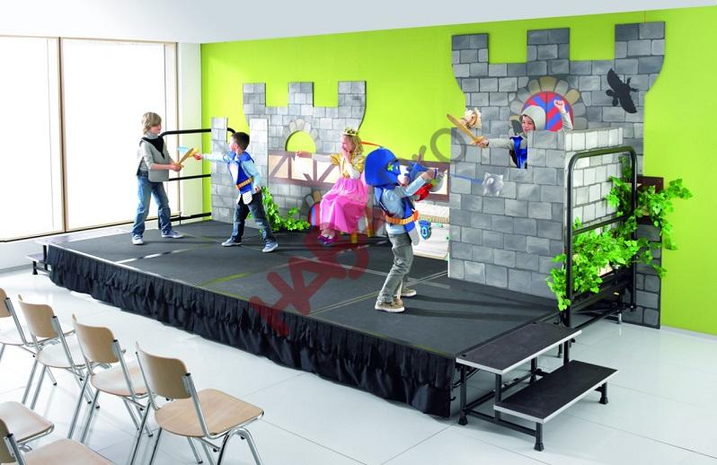 Zasłonka maskująca do mobilnej sceny 244 cm