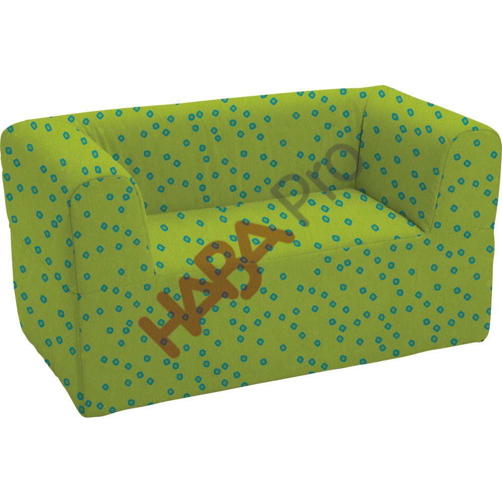 Sofa przedszkolna PREMIUM, 2-osobowa, tkanina 1
