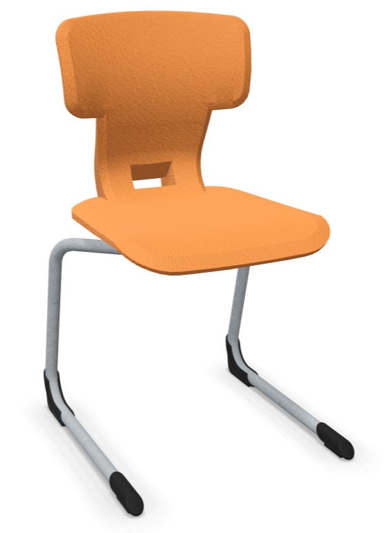 Krzesło szkolne KIBOO wys. 46 cm, z poduszką powietrzną, na płozach 