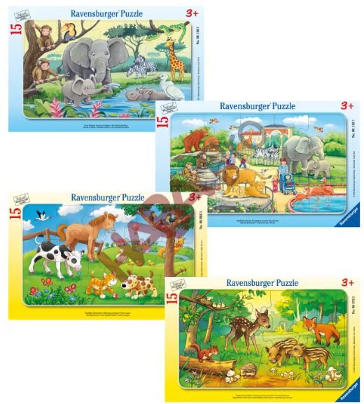 Puzzle w ramkach "Zwierzęta"
