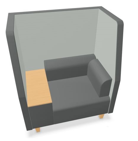 Zaciszny fotel - obicie ze sztucznej skóry