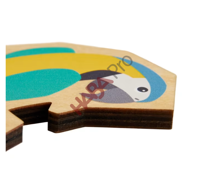 Puzzle 2 w 1 - Papuga