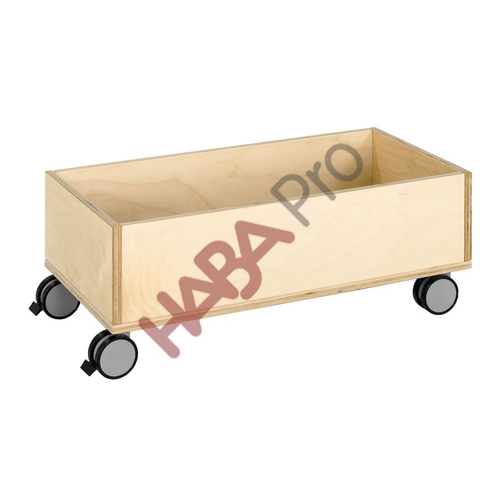 Mobilny pojemnik na klocki - ławka 2w1