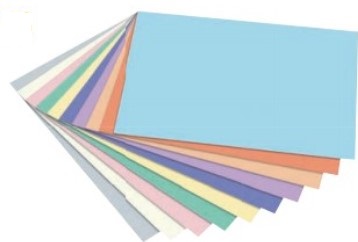 Opakowanie kolorowego papieru, kolory pastelowe