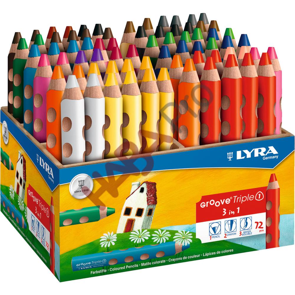 LYRA Groove Triple, 72sztuki, 18 kolorów
