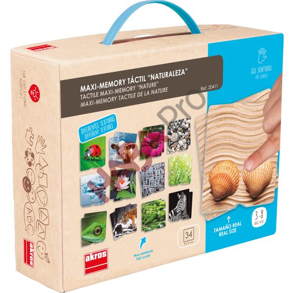 Memo dotykowe "Natura", 34 karty