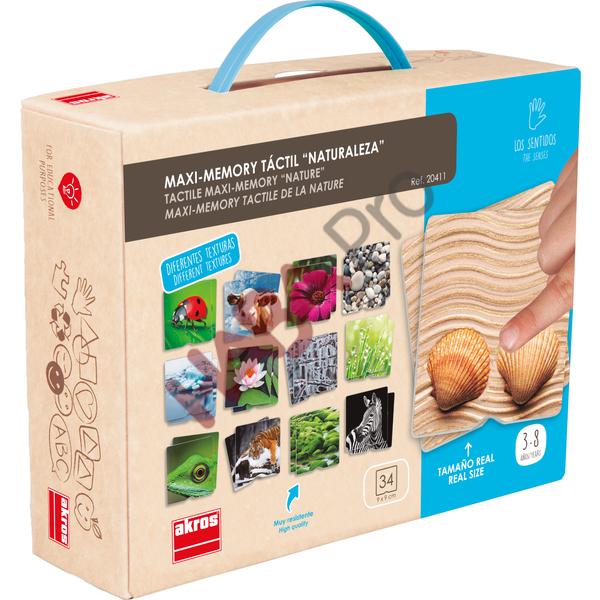 Memo dotykowe "Natura", 34 karty