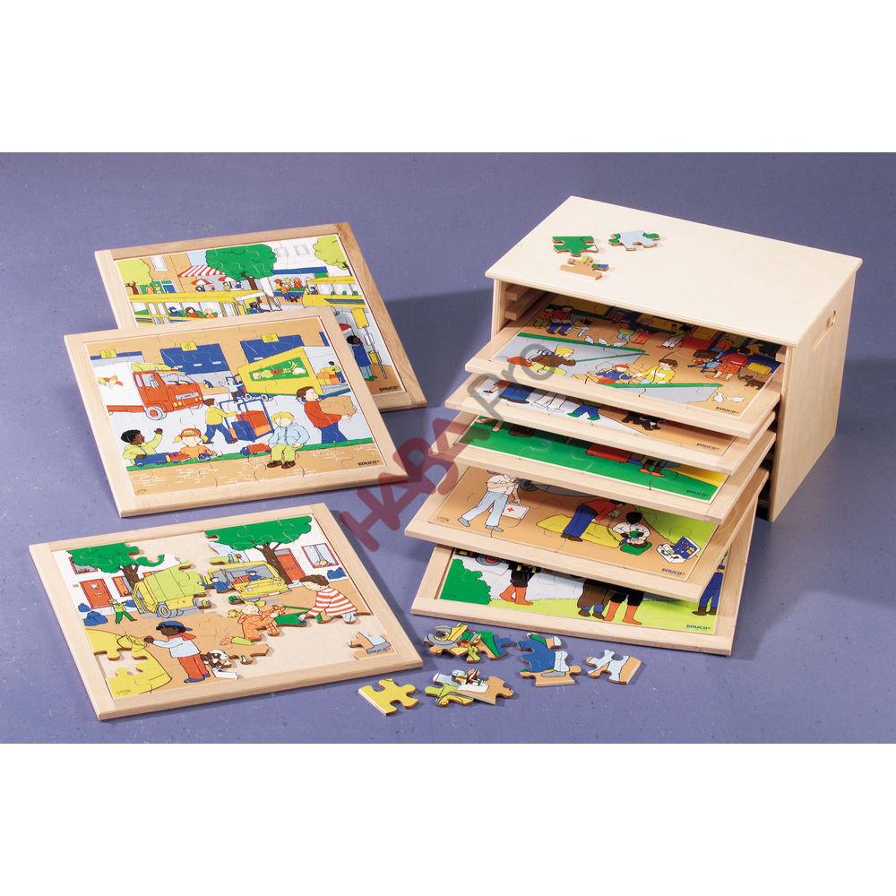 Skrzynka z puzzlami