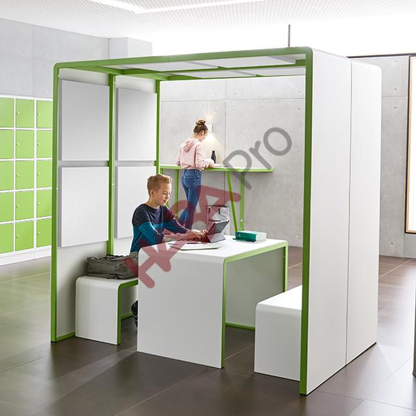 set.upp-Cube - zestaw mebli na korytarz szkolny