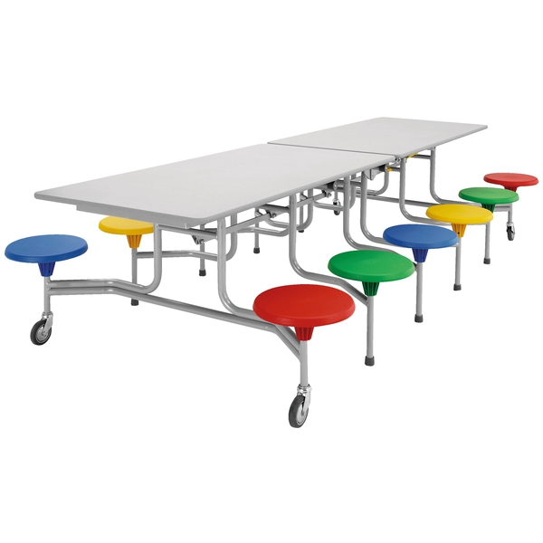 Stół z siedziskami dla 12 osób do szkoły, przedszkola