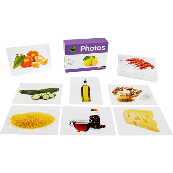 Karty fotograficzne „Produkty spożywcze”, 70 kart