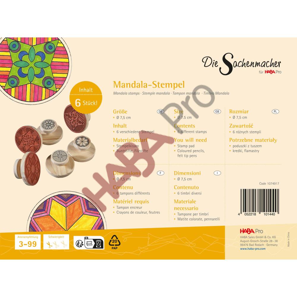 Zrób to sam "Stemple Mandala", 6 sztuk