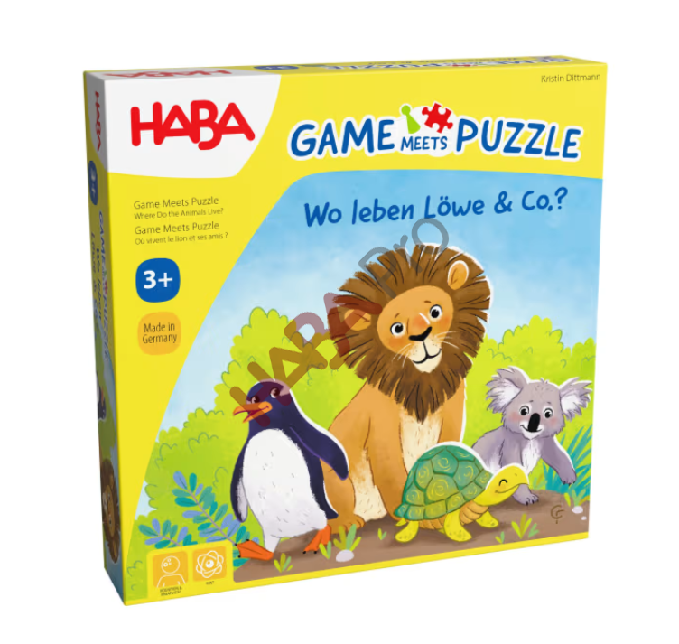 Puzzle & Gra : Gdzie mieszkają zwierzęta