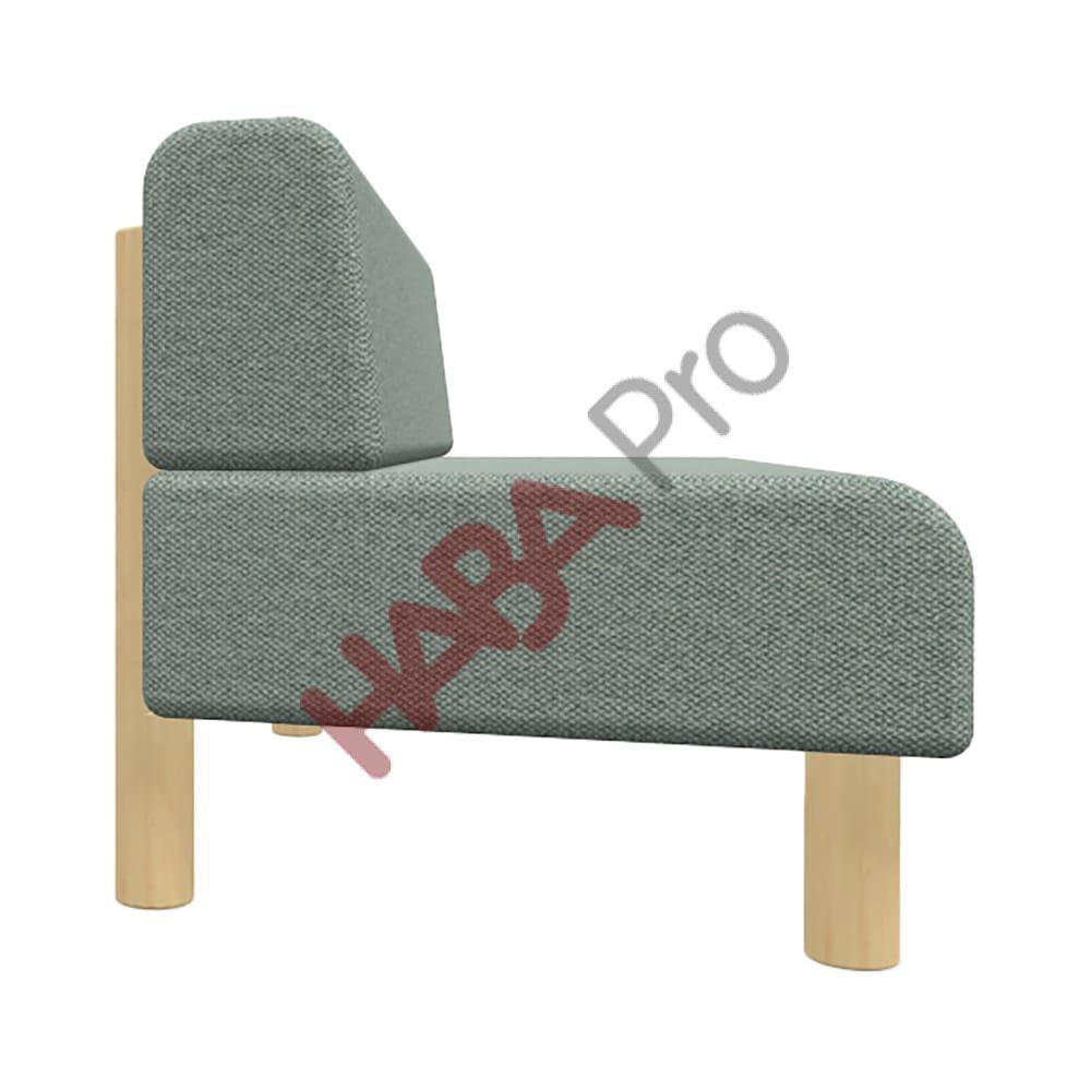Sofa przedszkolna Lara, pianka / drewno