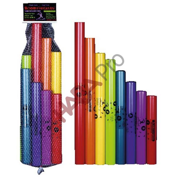 Boomwhackers, zestaw diatoniczny, 8 sztuk