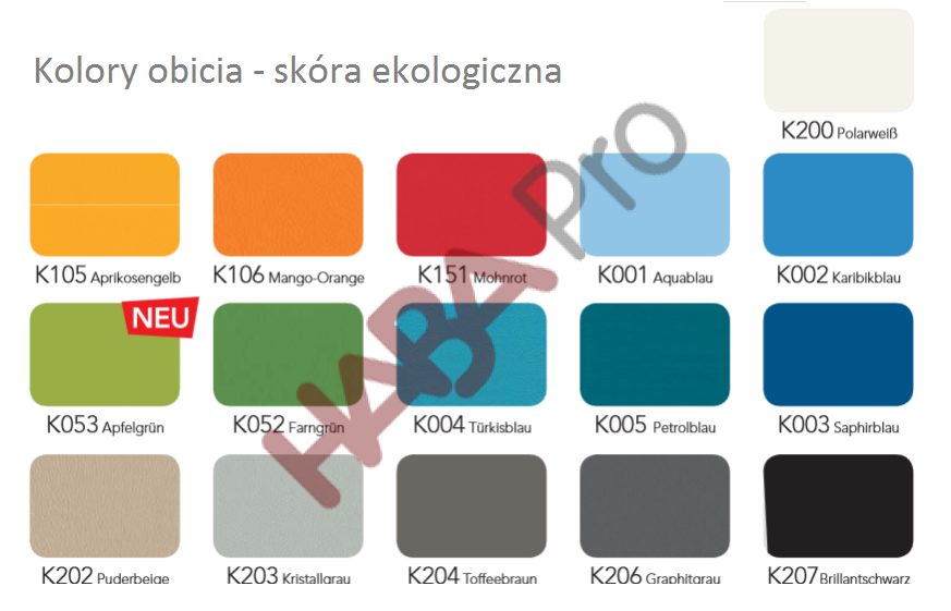 kolory_obicia_krzesla_dla_wychowawcow BIOSWING ® Stołek dla wychowawców (bez oparcia, pokrycie ze sztucznej skóry)